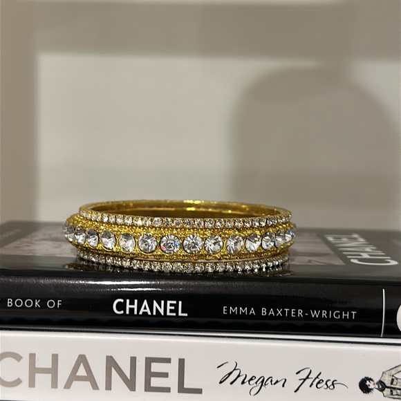 Cache Gold bangles set - Picture 5 of 7